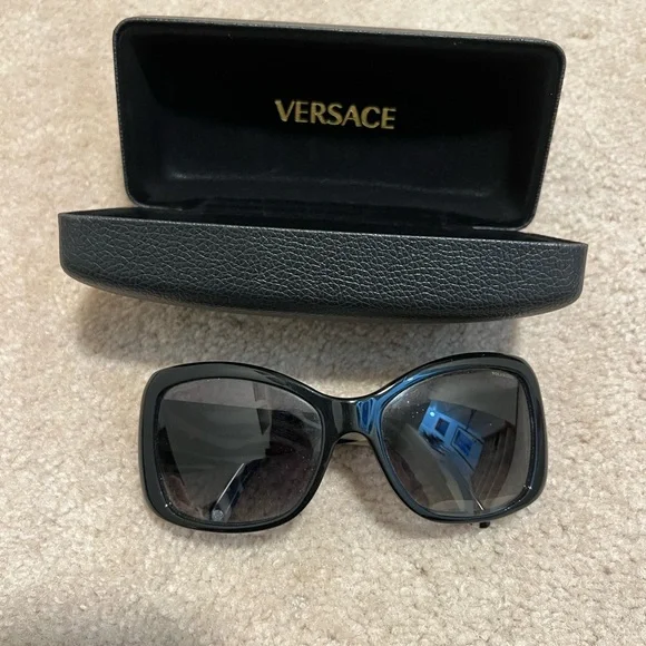 Versace Black Sunglasses for Women - Picture 2 of 8